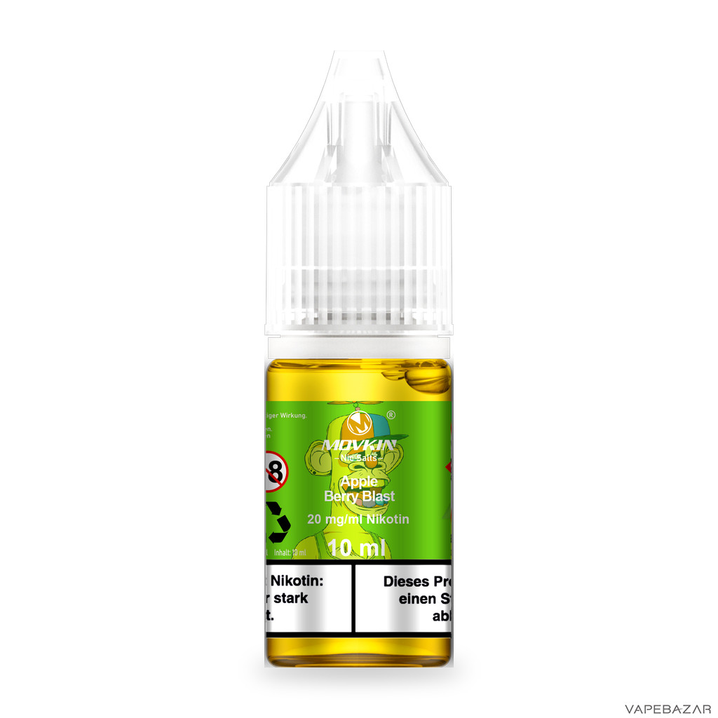 Mokvin Nic Salts Apple Berry Blast Drittbild | Vapebazar Movkin Nic Salts Apple Berry Blast - Produktbild