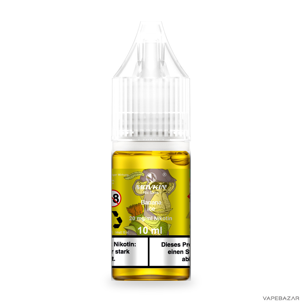 Mokvin Nic Salts Banana Ice Drittbild | Vapebazar Movkin Nic Salts Banana Ice - Produktbild