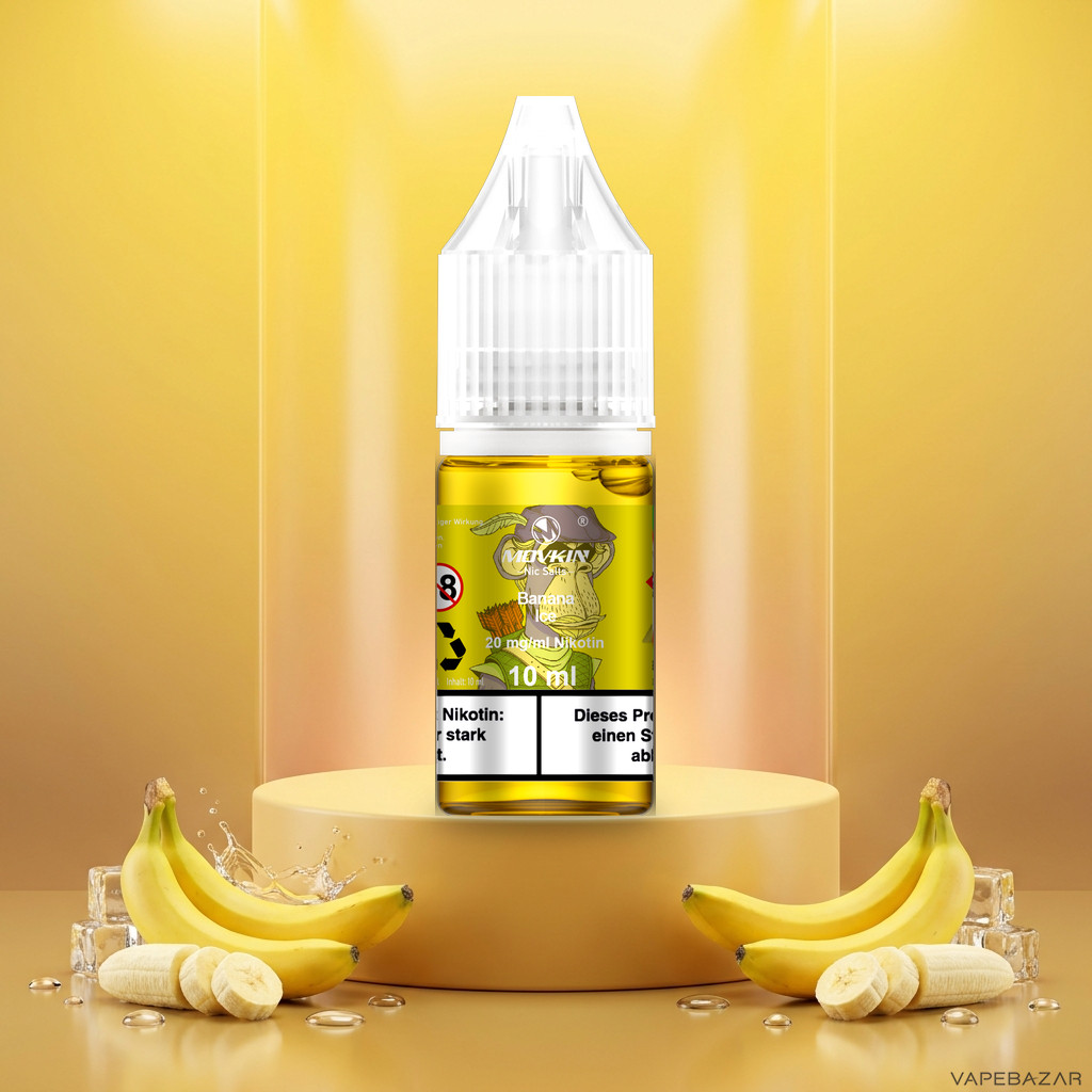 Mokvin Nic Salts Banana Ice | Vapebazar Movkin Nic Salts Banana Ice - 10 Ml Flasche Mit 20 Mg/Ml Nikotin