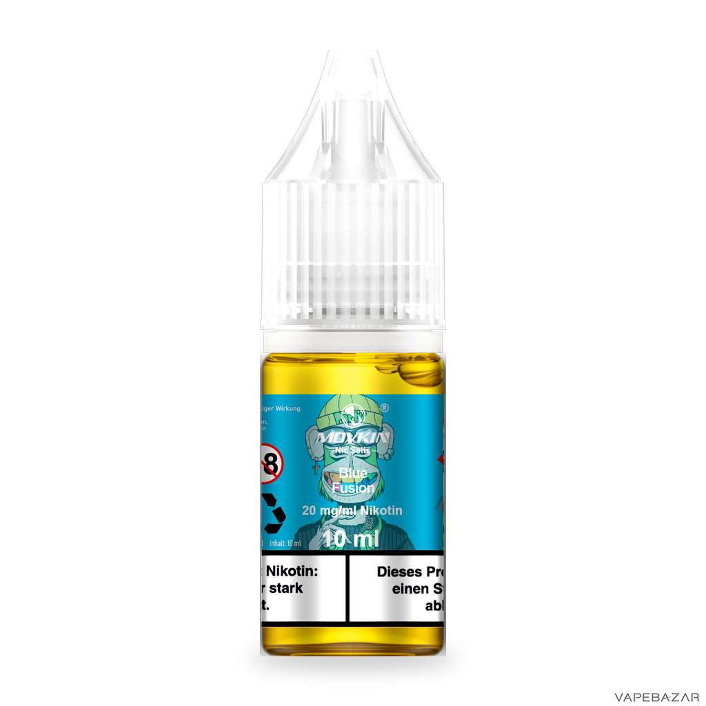 Mokvin Nic Salts Blue Fusion Drittbild | Vapebazar Movkin Nic Salts Blue Fusion - Produktbild