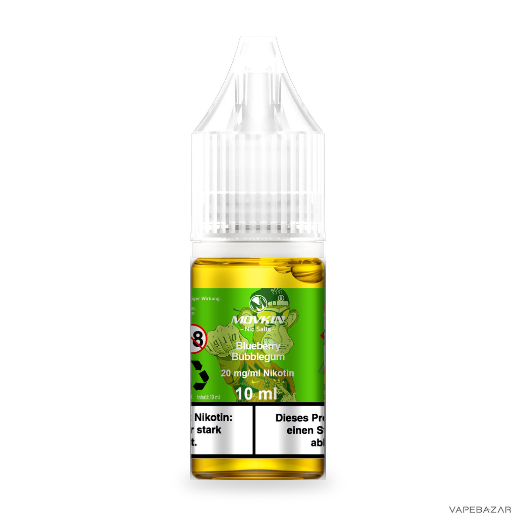 Mokvin Nic Salts Blueberry Bubblegum Drittbild | Vapebazar Movkin Nic Salts Blueberry Bubblegum - Produktbild