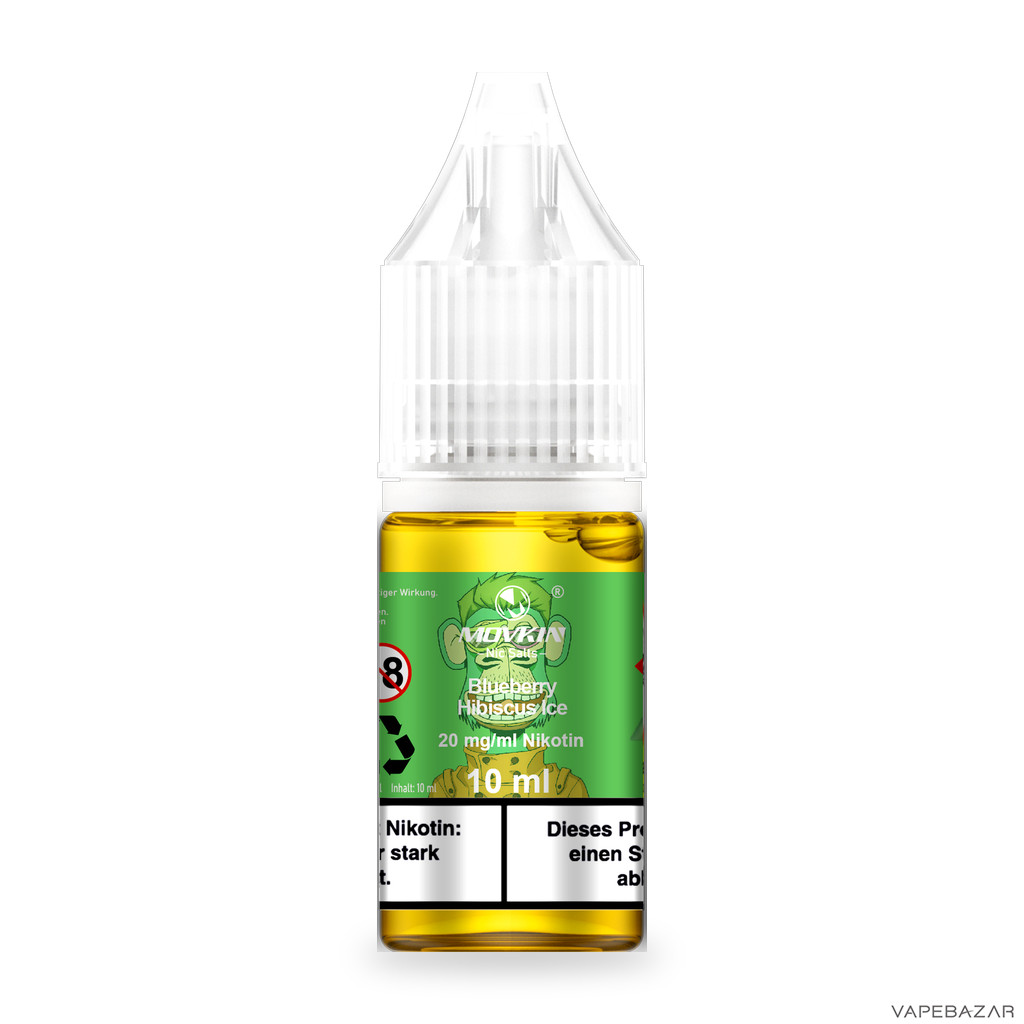 Mokvin Nic Salts Blueberry Hibiscus Ice Drittbild | Vapebazar Movkin Nic Salts Blueberry Hibiscus Ice - Produktbild