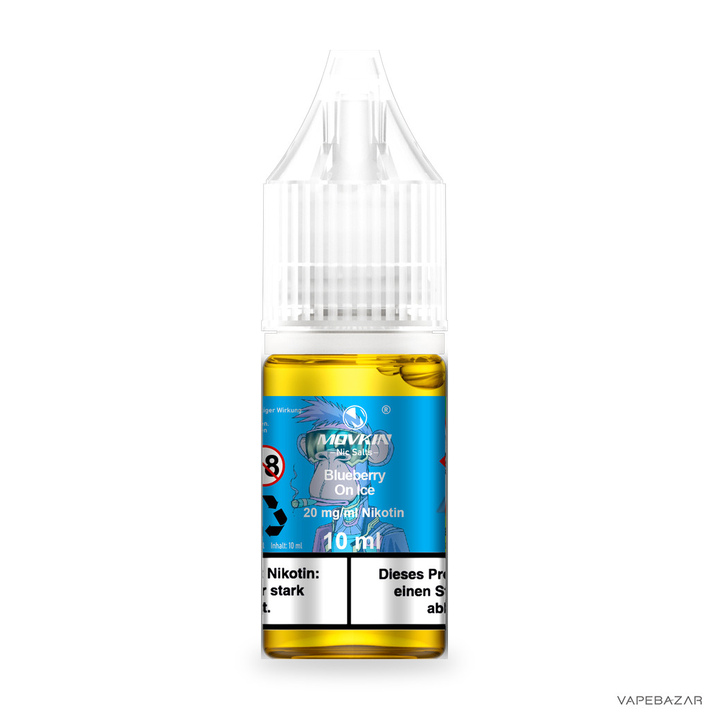 Mokvin Nic Salts Blueberry On Ice Drittbild | Vapebazar Movkin Nic Salts Blueberry On Ice - Produktbild