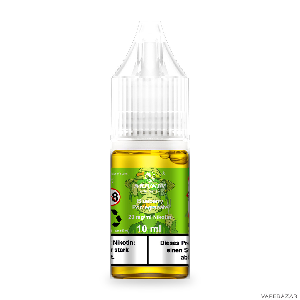 Mokvin Nic Salts Blueberry Pomegranate Drittbild | Vapebazar Movkin Nic Salts Blueberry Pomegranate - Produktbild