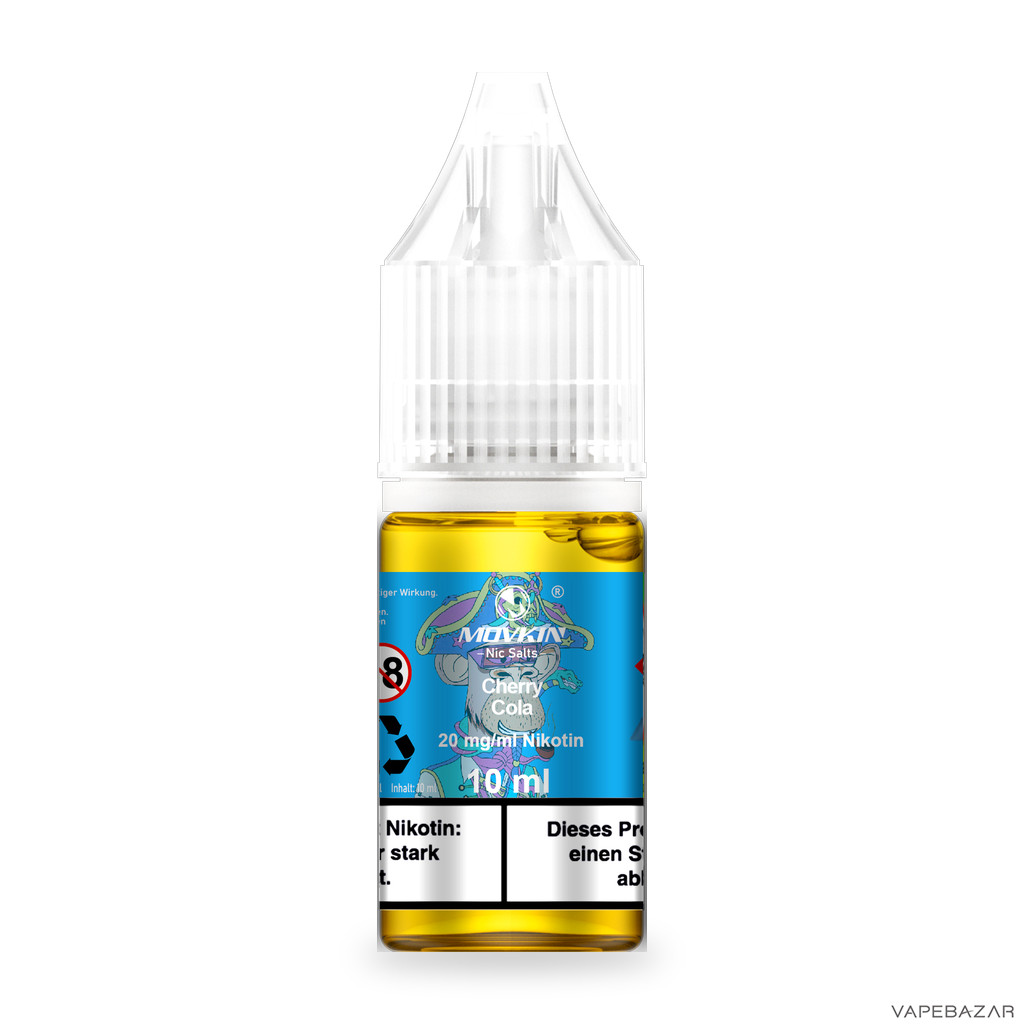 Mokvin Nic Salts Cherry Cola Drittbild | Vapebazar Movkin Nic Salts Cherry Cola - Produktbild