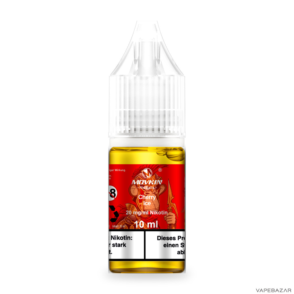 Mokvin Nic Salts Cherry Ice Drittbild | Vapebazar Movkin Nic Salts Cherry Ice - Produktbild