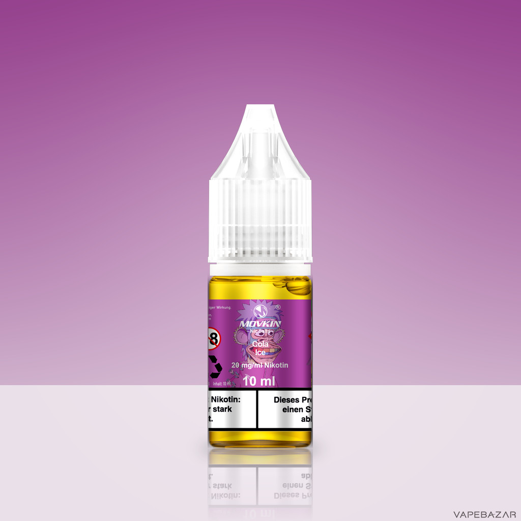 Mokvin Nic Salts Cola Ice Zweitbild | Vapebazar Movkin Nic Salts Cola Ice - Flasche Detailansicht