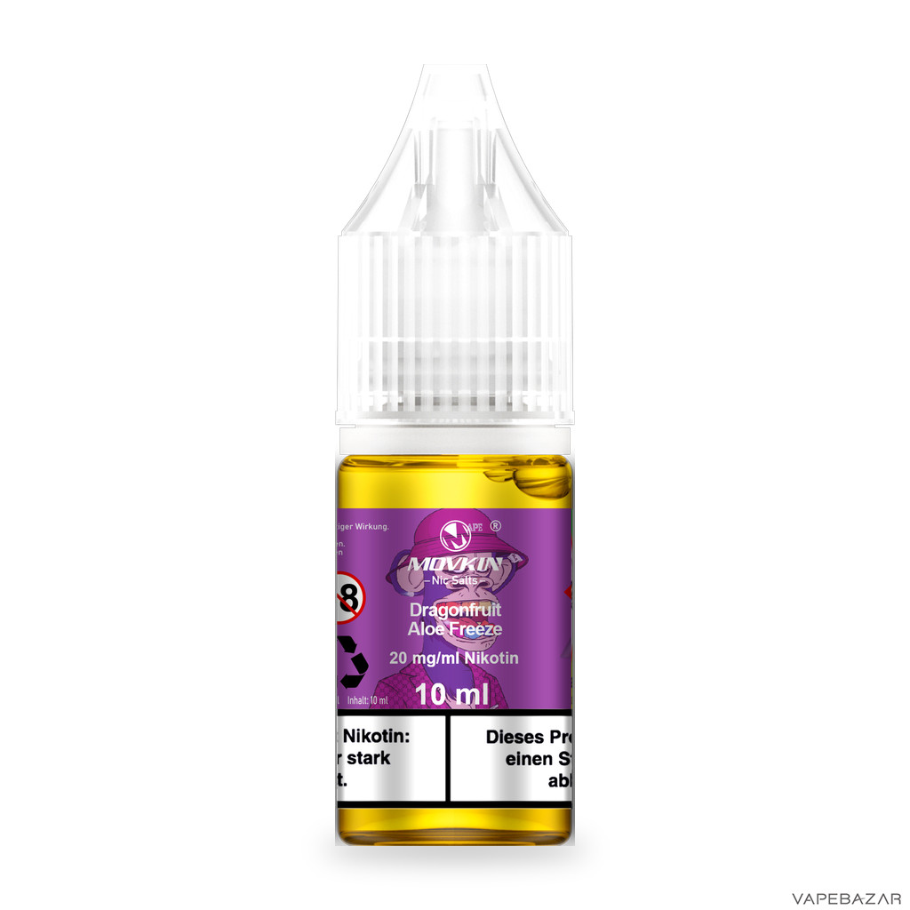 Mokvin Nic Salts Dragonfruit Aloe Freeze Drittbild | Vapebazar Movkin Nic Salts Dragonfruit Aloe Freeze - Produktbild