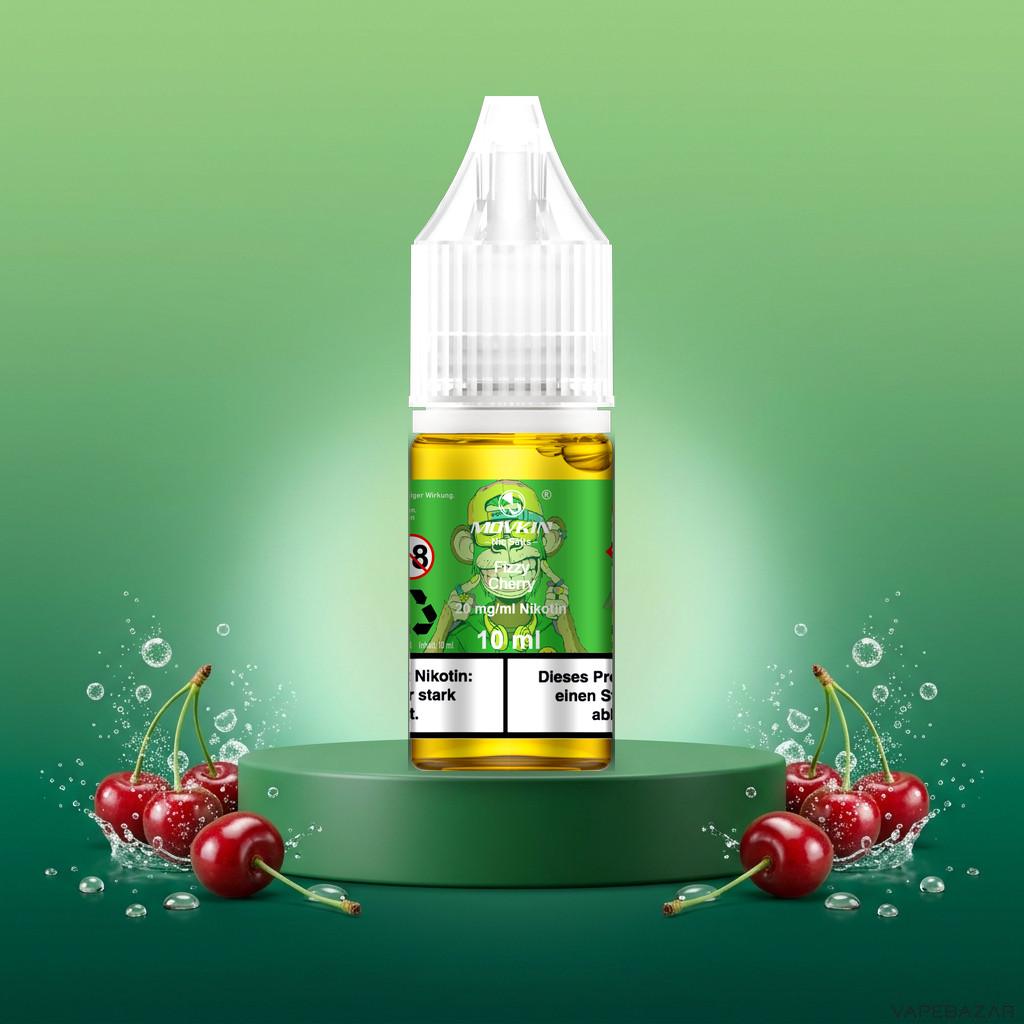 Mokvin Nic Salts Fizzy Cherry | Vapebazar Movkin Nic Salts Fizzy Cherry - 10 Ml Flasche Mit 20 Mg/Ml Nikotin