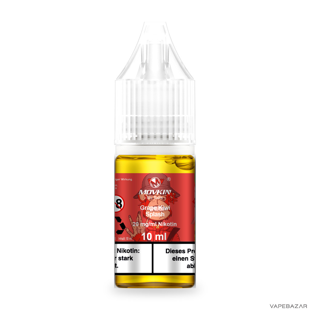 Mokvin Nic Salts Grape Kiwi Splash Drittbild | Vapebazar Movkin Nic Salts Grape Kiwi Splash - Produktbild