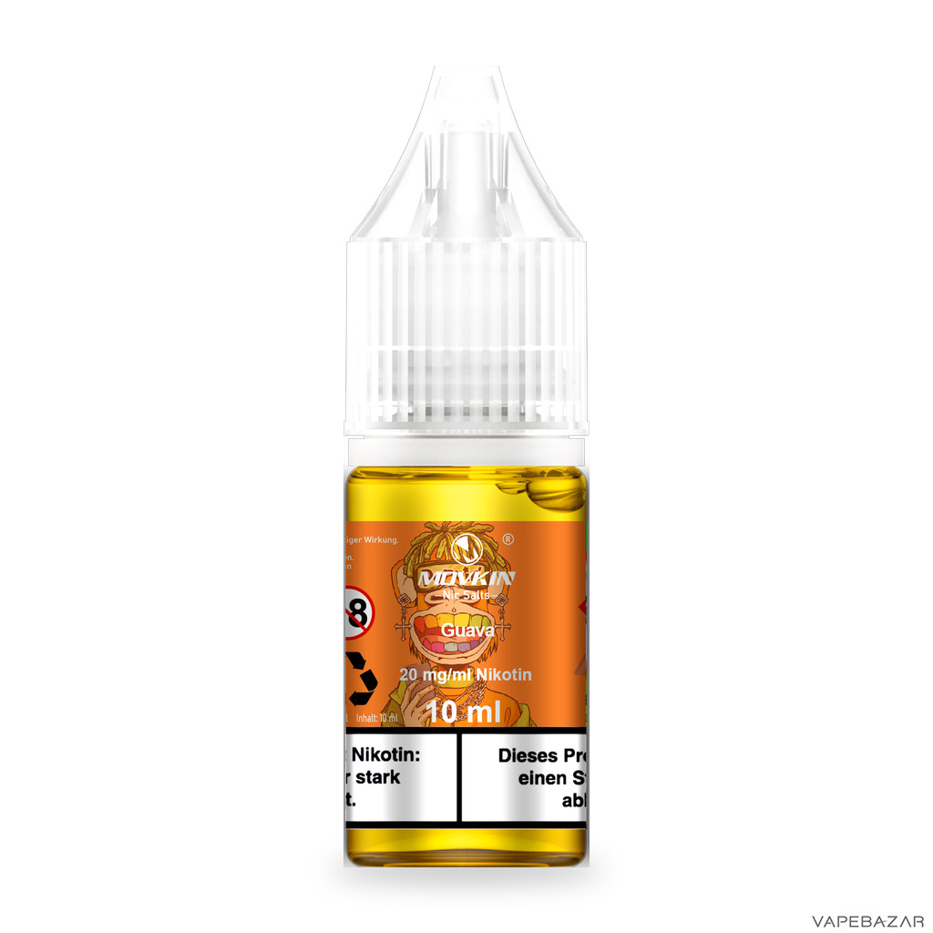 Mokvin Nic Salts Guava Drittbild | Vapebazar Movkin Nic Salts Guava - Produktbild