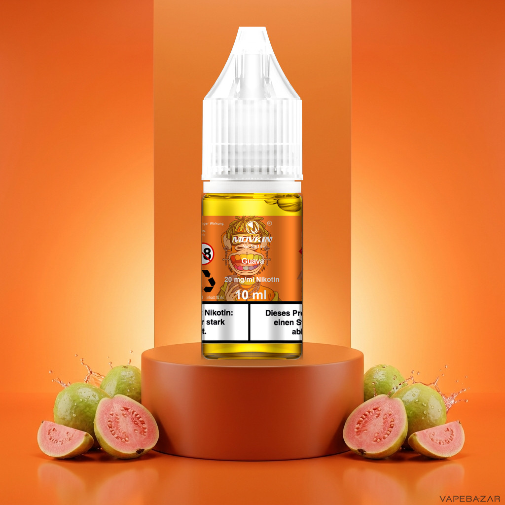 Mokvin Nic Salts Guava | Vapebazar Movkin Nic Salts Guava - 10 Ml Flasche Mit 20 Mg/Ml Nikotin