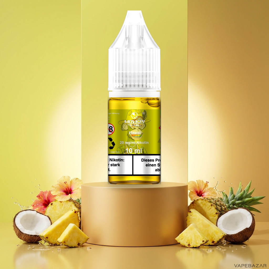 Mokvin Nic Salts Hawaii | Vapebazar Movkin Nic Salts Hawaii - 10 Ml Flasche Mit 20 Mg/Ml Nikotin