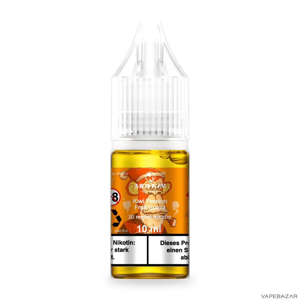 Mokvin Nic Salts Kiwi Passion Fruit Guava Drittbild | Vapebazar Movkin Nic Salts Kiwi Passion Fruit Guava - Produktbild