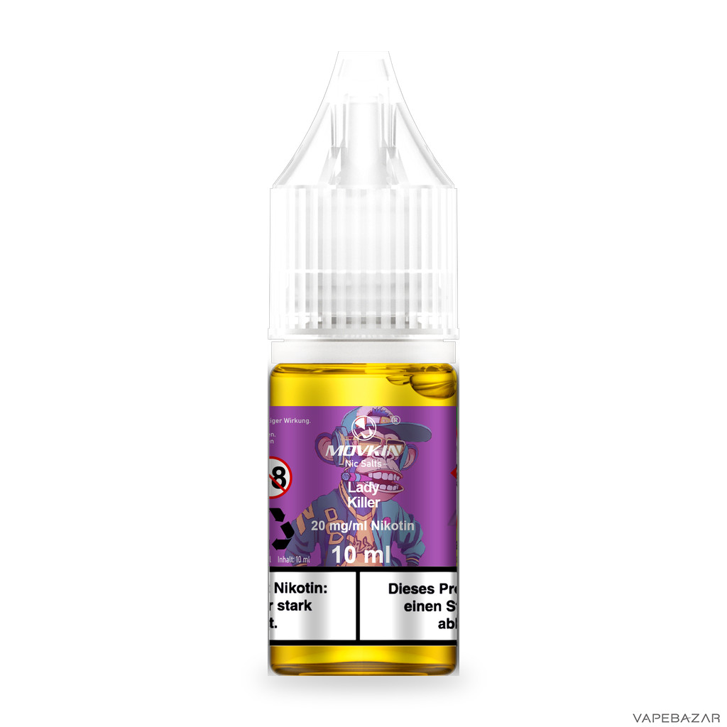 Mokvin Nic Salts Lady Killer Drittbild | Vapebazar Movkin Nic Salts Lady Killer - Produktbild