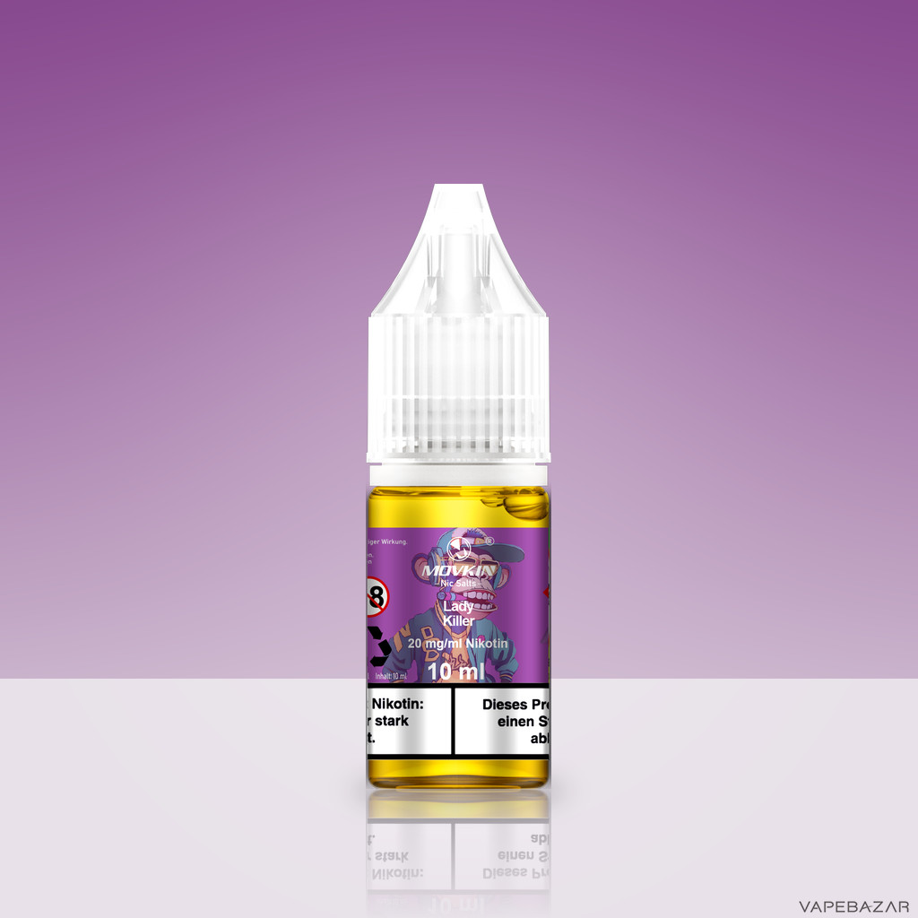Mokvin Nic Salts Lady Killer Zweitbild | Vapebazar Movkin Nic Salts Lady Killer - Flasche Detailansicht