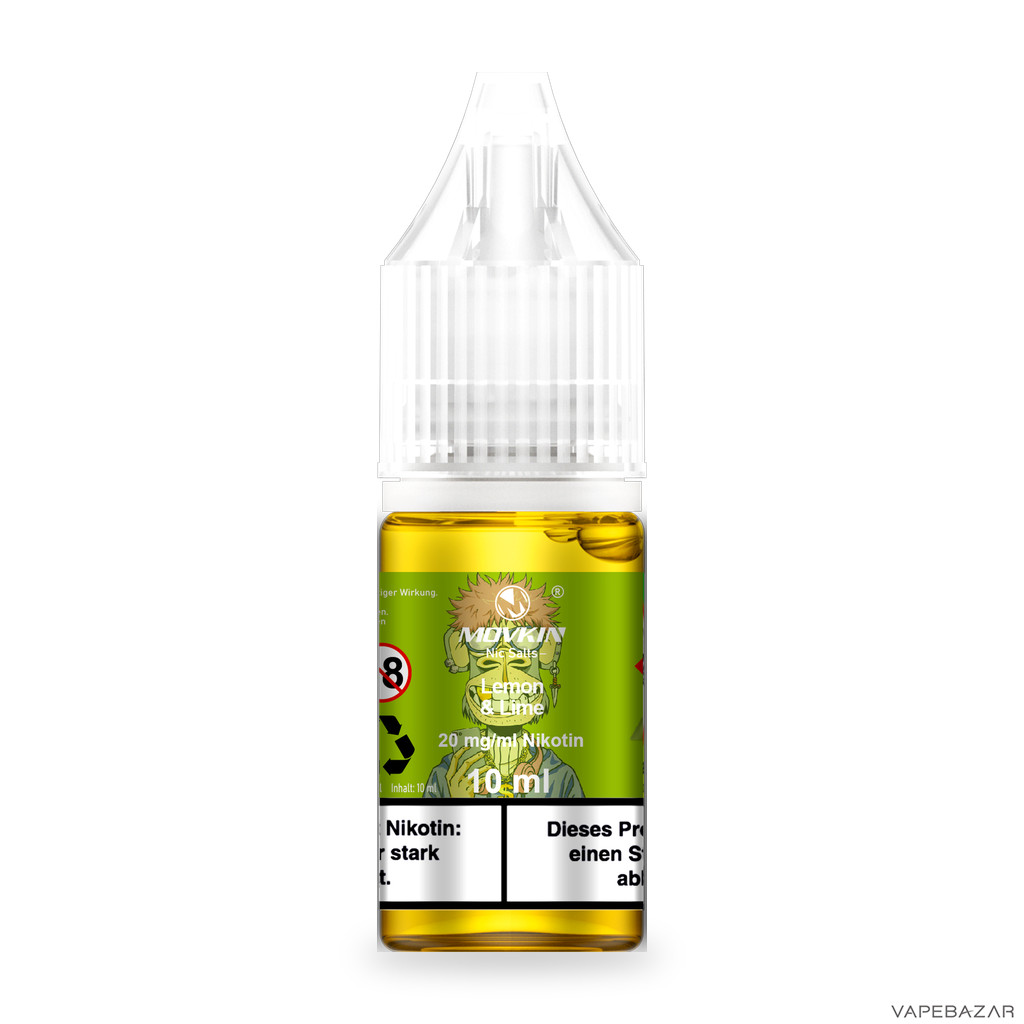 Mokvin Nic Salts Lemon Lime Drittbild | Vapebazar Movkin Nic Salts Lemon Lime - Produktbild