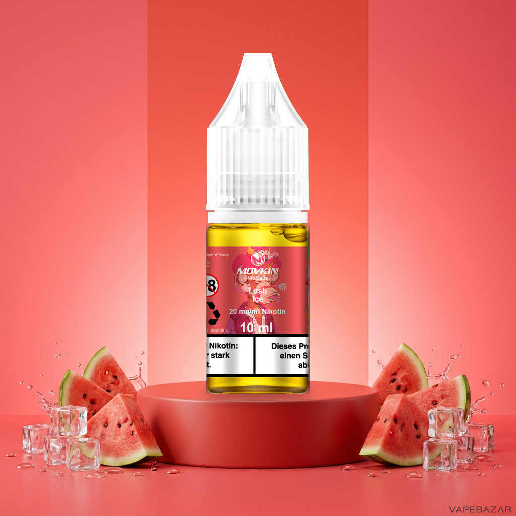 Mokvin Nic Salts Lush Ice | Vapebazar Movkin Nic Salts Lush Ice - 10 Ml Flasche Mit 20 Mg/Ml Nikotin