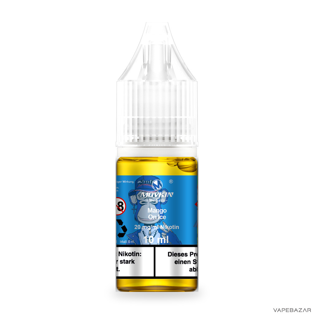 Mokvin Nic Salts Mango On Ice Drittbild | Vapebazar Movkin Nic Salts Mango On Ice - Produktbild
