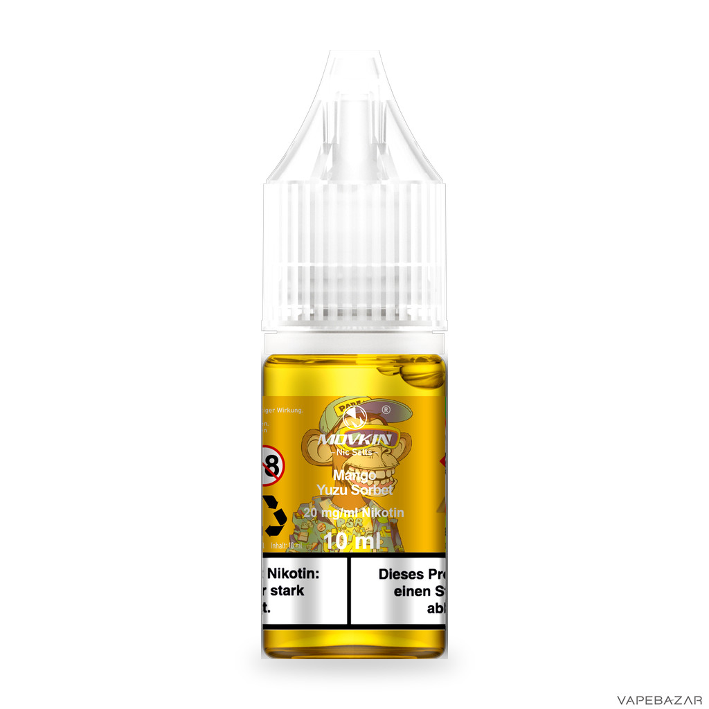 Mokvin Nic Salts Mango Yuzu Sorbet Drittbild | Vapebazar Movkin Nic Salts Mango Yuzu Sorbet - Produktbild