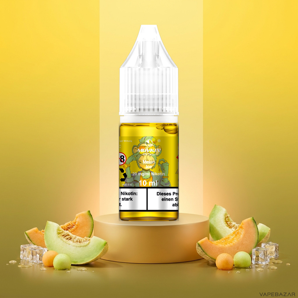 Mokvin Nic Salts Melon Ice | Vapebazar Movkin Nic Salts Melon Ice - 10 Ml Flasche Mit 20 Mg/Ml Nikotin