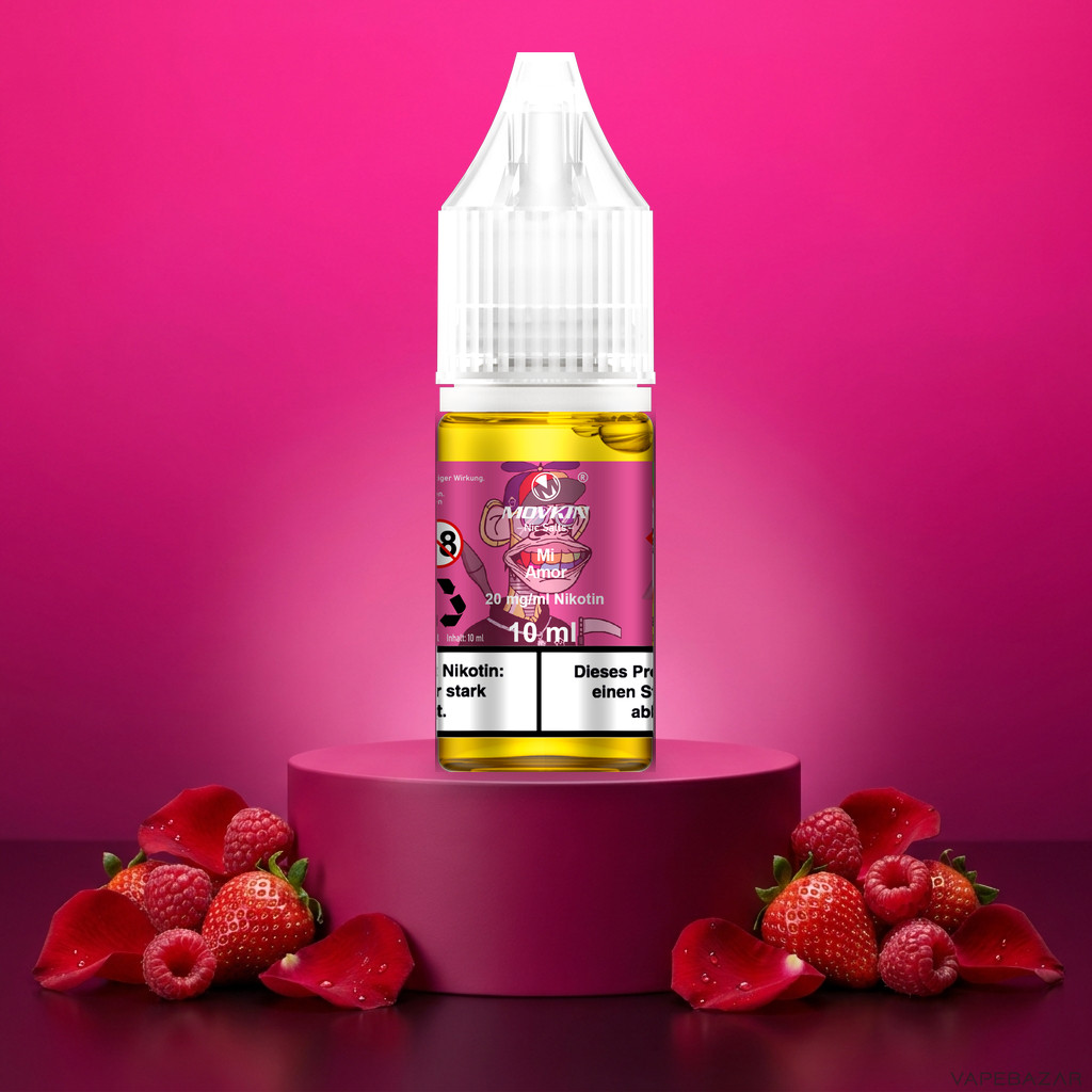 Mokvin Nic Salts Mi Amor | Vapebazar Movkin Nic Salts Mi Amor - 10 Ml Flasche Mit 20 Mg/Ml Nikotin