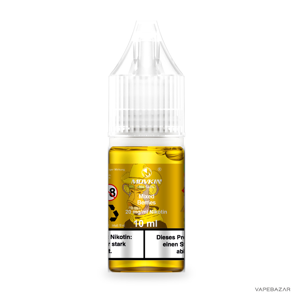Mokvin Nic Salts Mixed Berries Drittbild | Vapebazar Movkin Nic Salts Mixed Berries - Produktbild