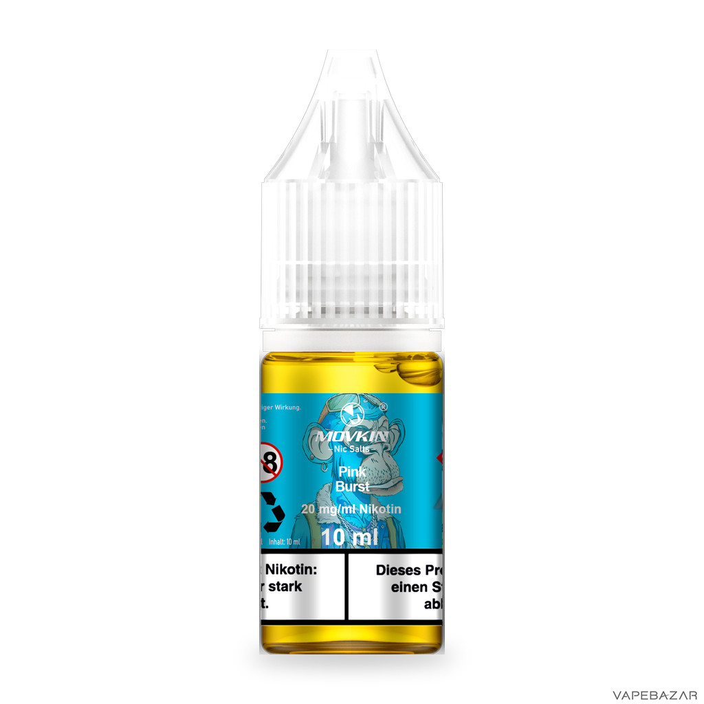 Mokvin Nic Salts Pink Burst Drittbild | Vapebazar Movkin Nic Salts Pink Burst - Produktbild
