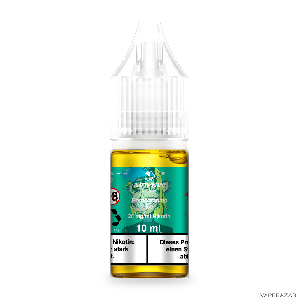 Mokvin Nic Salts Pomegranate Ice Drittbild | Vapebazar Movkin Nic Salts Pomegranate Ice - Produktbild