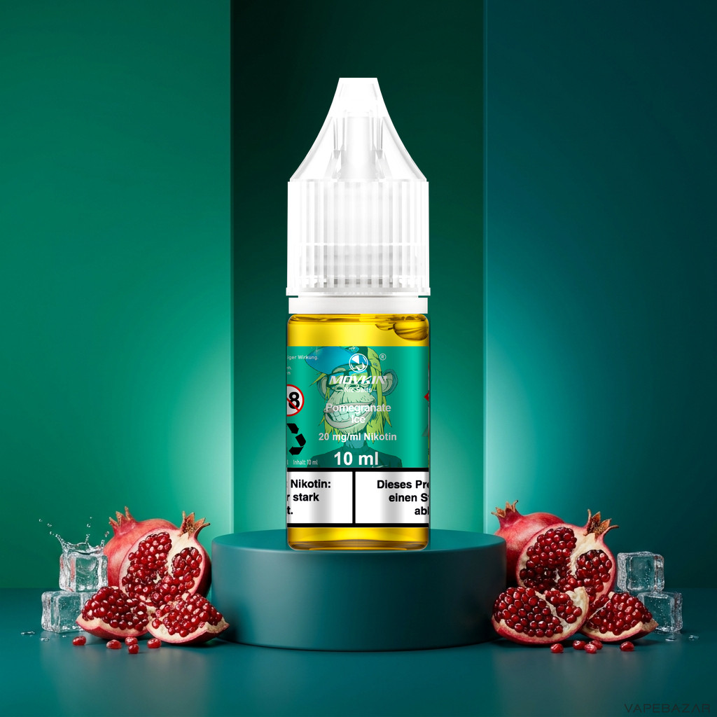 Mokvin Nic Salts Pomegranate Ice | Vapebazar Movkin Nic Salts Pomegranate Ice - 10 Ml Flasche Mit 20 Mg/Ml Nikotin