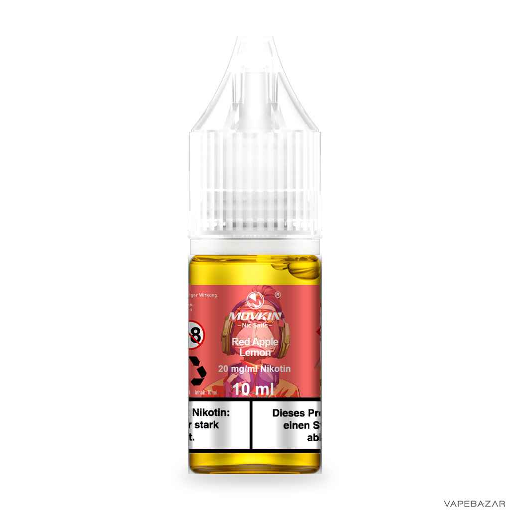 Mokvin Nic Salts Red Apple Lemon Drittbild | Vapebazar Movkin Nic Salts Red Apple Lemon - Produktbild