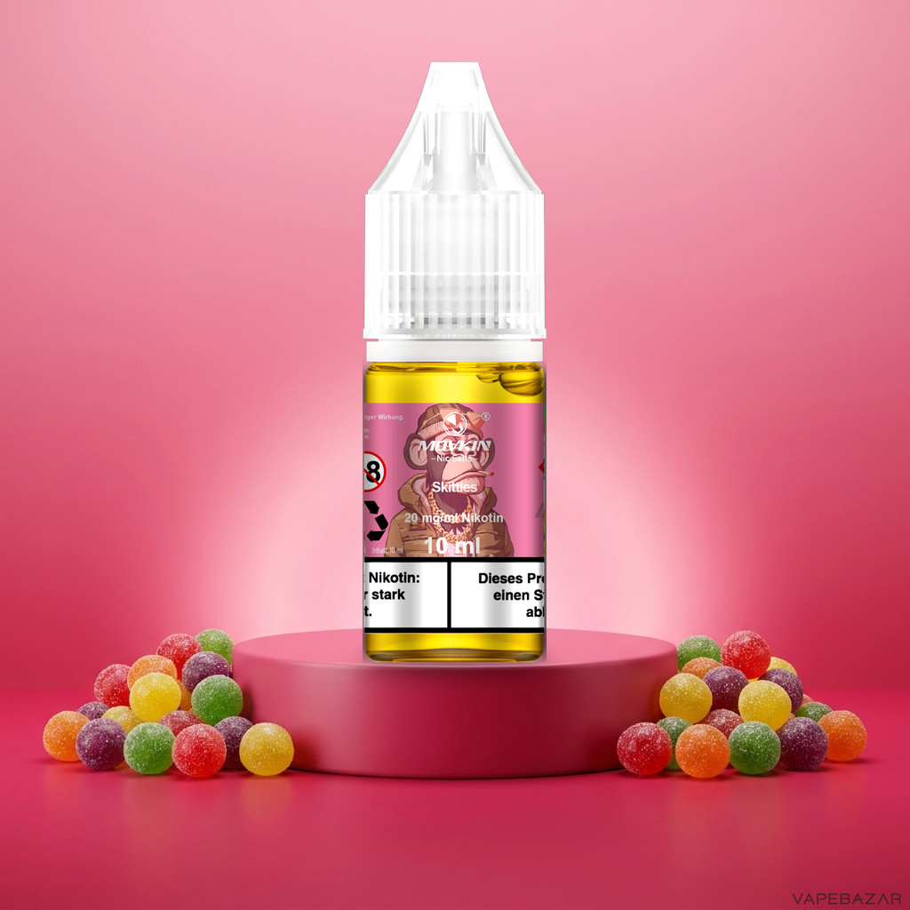 Mokvin Nic Salts Skittles | Vapebazar Movkin Nic Salts Skittles - 10 Ml Flasche Mit 20 Mg/Ml Nikotin