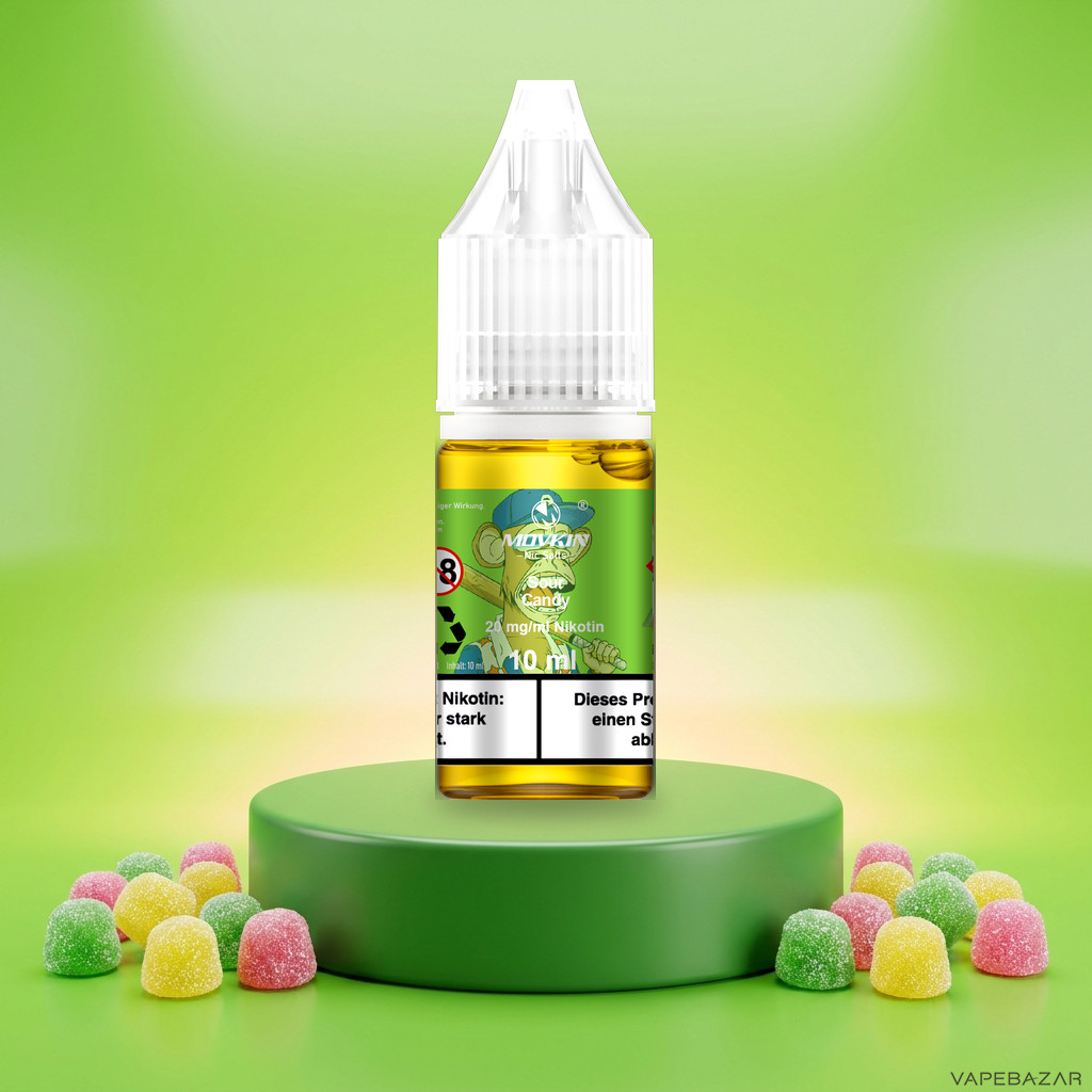 Mokvin Nic Salts Sour Candy | Vapebazar Movkin Nic Salts Sour Candy - 10 Ml Flasche Mit 20 Mg/Ml Nikotin