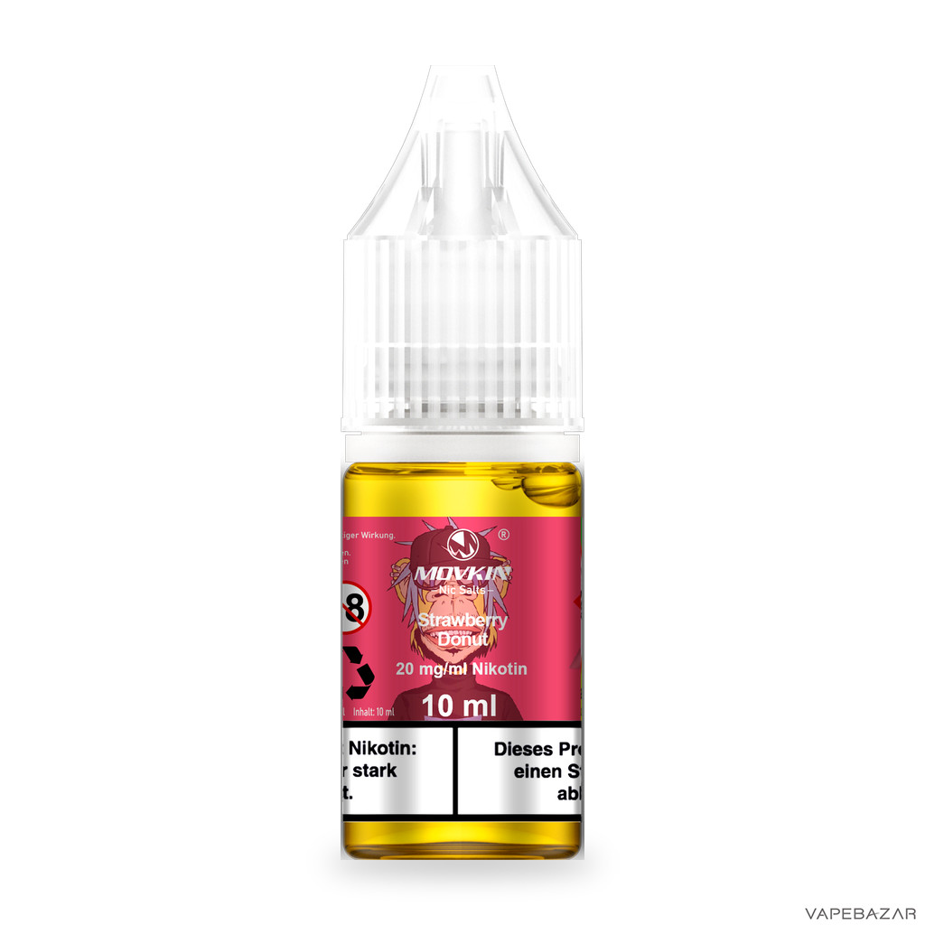 Mokvin Nic Salts Strawberry Donut Drittbild | Vapebazar Movkin Nic Salts Strawberry Donut - Produktbild