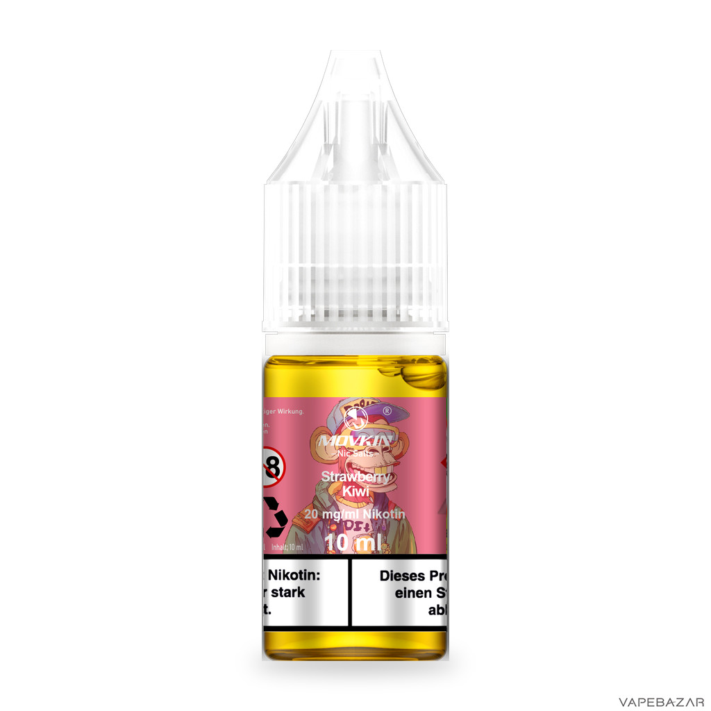 Mokvin Nic Salts Strawberry Kiwi Drittbild | Vapebazar Movkin Nic Salts Strawberry Kiwi - Produktbild