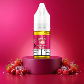 Movkin Nic Salts Strawberry Raspberry Cherry Ice - 10 ml Flasche mit 20 mg/ml Nikotin