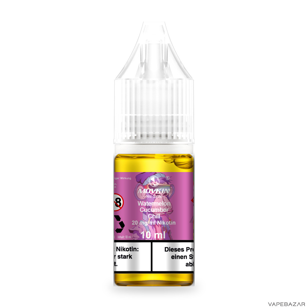 Mokvin Nic Salts Watermelon Cucumber Chill Drittbild | Vapebazar Movkin Nic Salts Watermelon Cucumber Chill - Produktbild