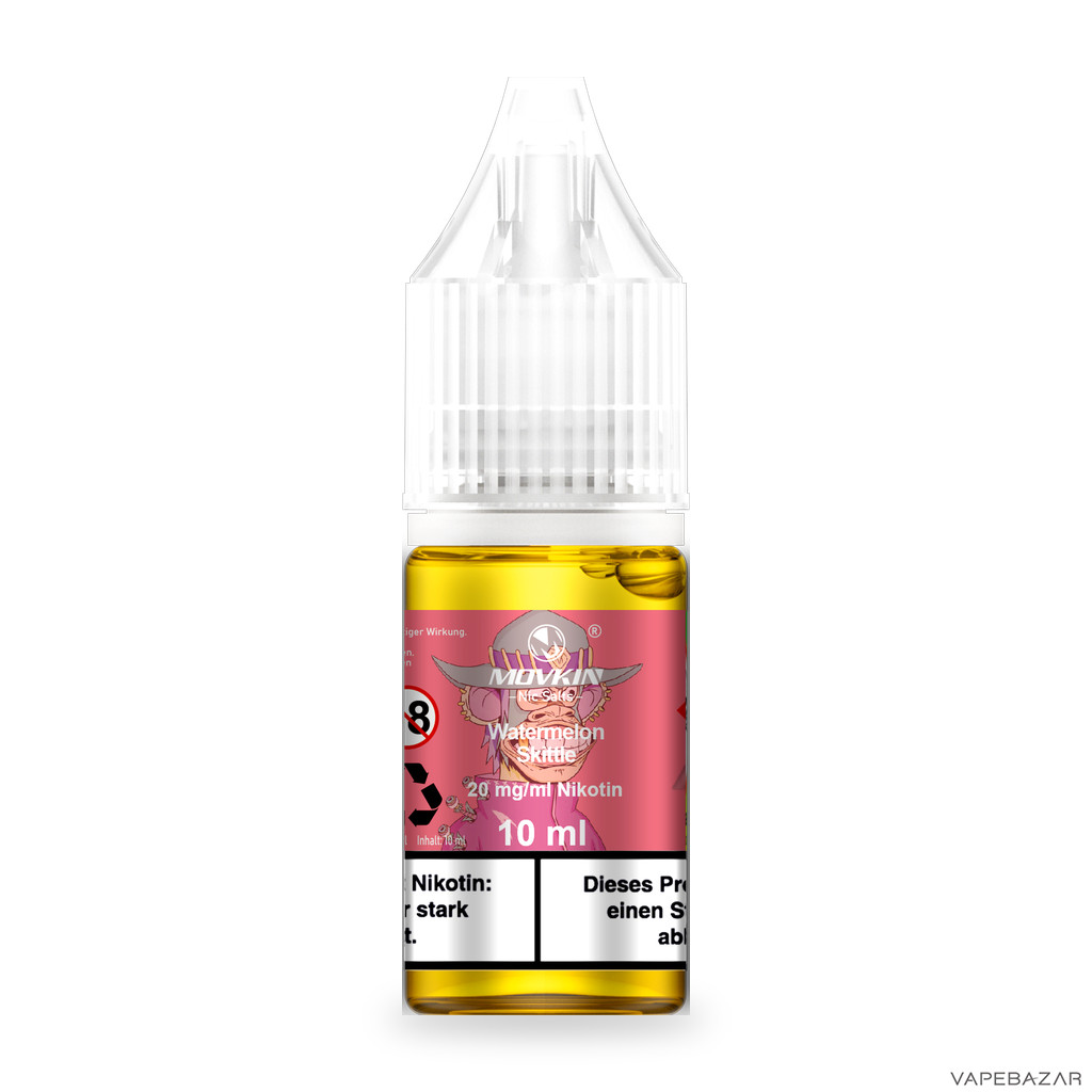 Mokvin Nic Salts Watermelon Skittle Drittbild | Vapebazar Movkin Nic Salts Watermelon Skittle - Produktbild