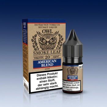 OWL Smoke Leaf American Blend - Flasche Detailansicht