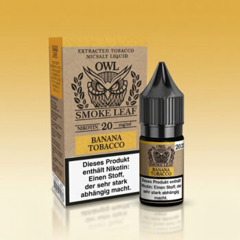 OWL Smoke Leaf Banana Tobacco - Flasche Detailansicht