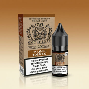 OWL Smoke Leaf Caramel Tobacco - Flasche Detailansicht