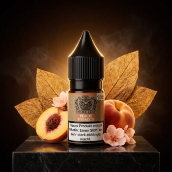 OWL Smoke Leaf Peach Tobacco - 10 ml Nikotinsalz Liquid mit Tabakextrakt
