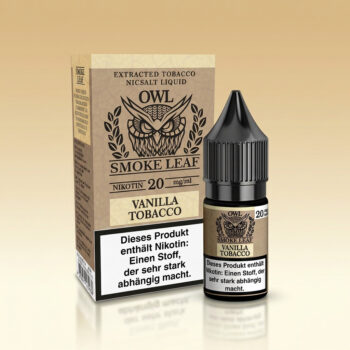 OWL Smoke Leaf Vanilla Tobacco - Flasche Detailansicht