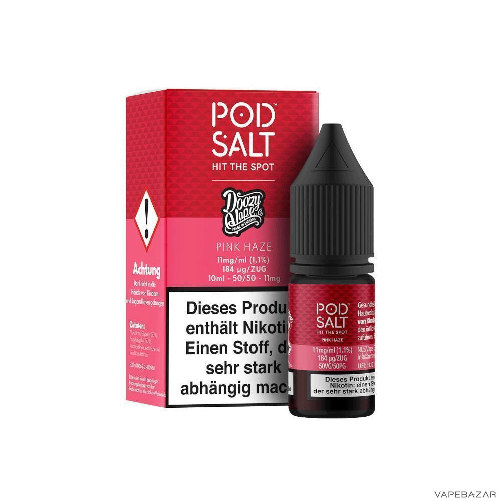 Pod Salt Fusion Doozy Vape Pink Haze Drittbild | Vapebazar Pod Salt Fusion Pink Haze - Flasche Mit Verpackung