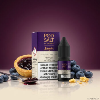 Pod Salt Fusion Jammin Blueberry Jam Tart - 10 ml Nikotinsalz Liquid
