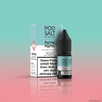Pod Salt Fusion Strawberry Kiwi Ice - Flasche Detailansicht
