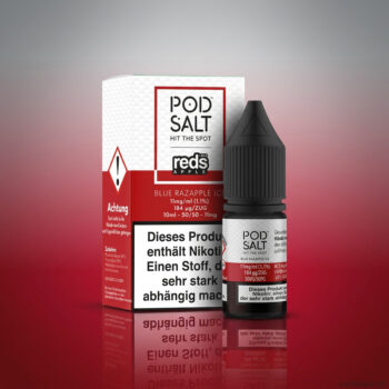 Pod Salt Fusion Blue Razapple Ice - Flasche Detailansicht