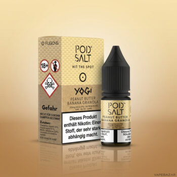 Pod Salt Fusion Peanut Butter Banana Granola - Flasche Detailansicht