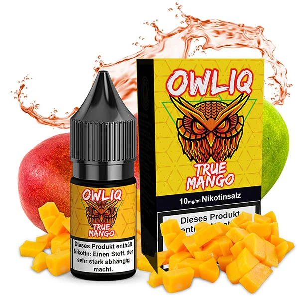 owliq true mango nikotinsalz liquid | Vapebazar Owliq Nikotinsalz Liquid True Mango - 10 Ml Flasche