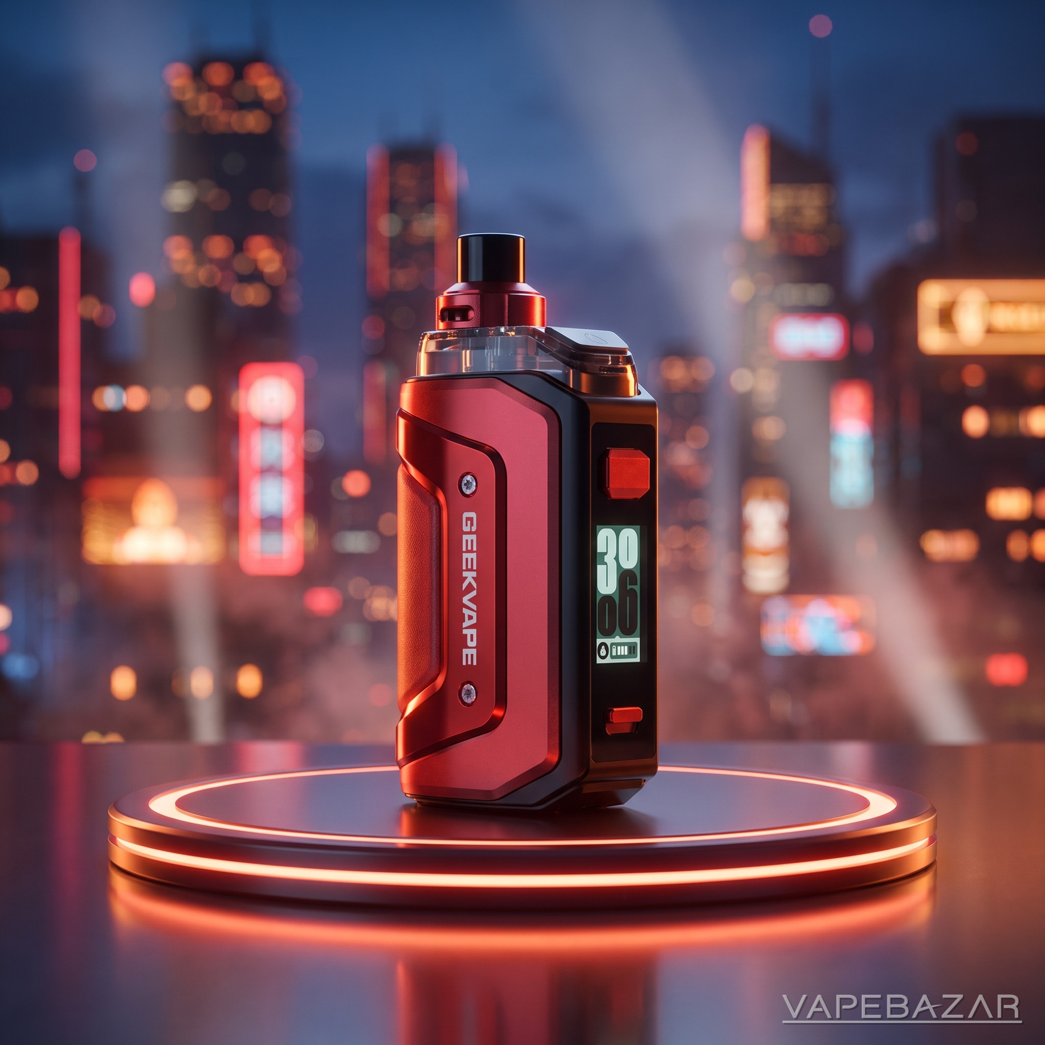 aegis hero 5 blaze red | Vapebazar Geekvape Aegis Hero 5 E-Zigaretten Set - Blaze Red – Produktbild